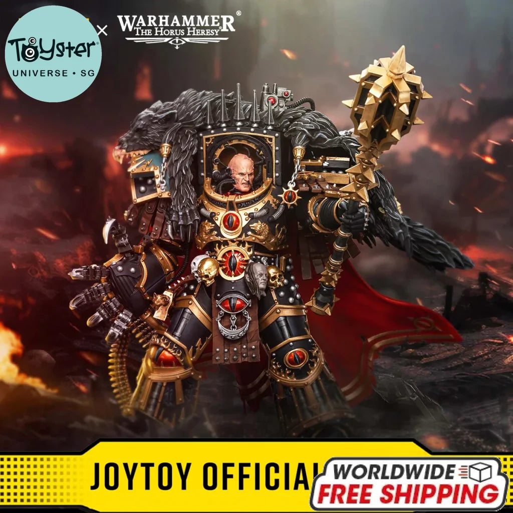 JOYTOY Warhammer 40k 1/18 Action Figures Sons of Horus Warmaster Horus Primarch of the XVIth Legion - XVIth Legion
