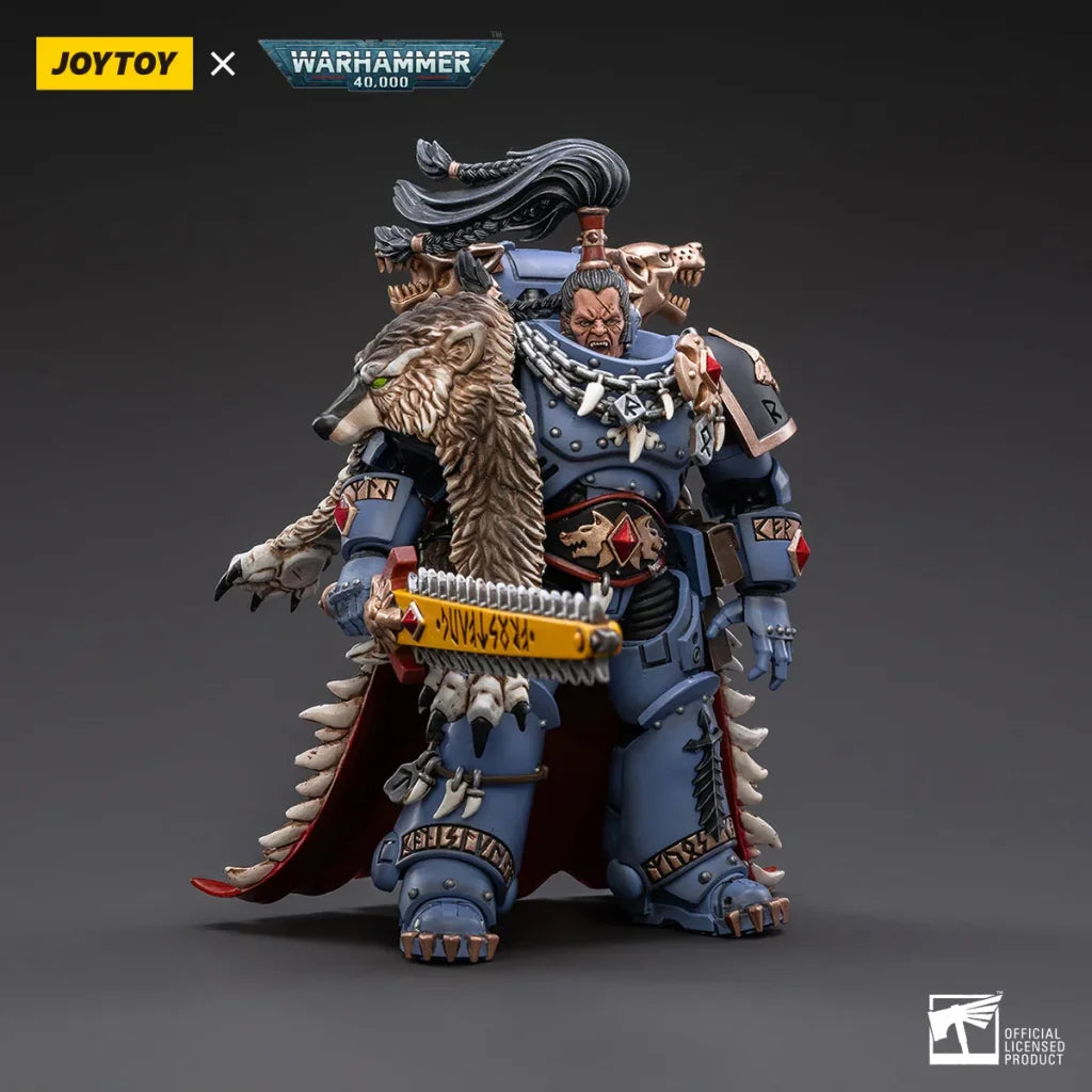 JOYTOY Warhammer 40k 1/18 Action Figures Space Wolves Ragnar Blackmane - 12.2cm