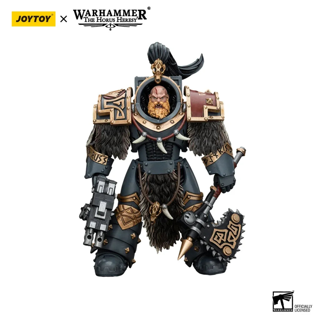 JOYTOY Warhammer 40k 1/18 Action Figures Space Wolves Varagyr Wolf Guard Squad - Terminator 3 / 13.6cm
