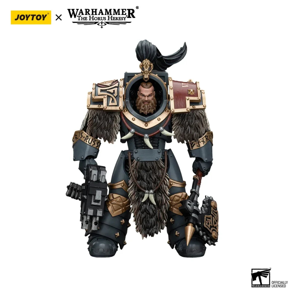 JOYTOY Warhammer 40k 1/18 Action Figures Space Wolves Varagyr Wolf Guard Squad - Terminator 4 / 13.6cm