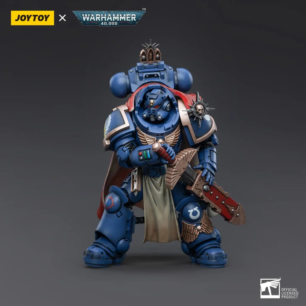 JOYTOY Warhammer 40k 1/18 Action Figures Ultramarines Captain with Master-crafted Heavy Bolt rifle - Captain