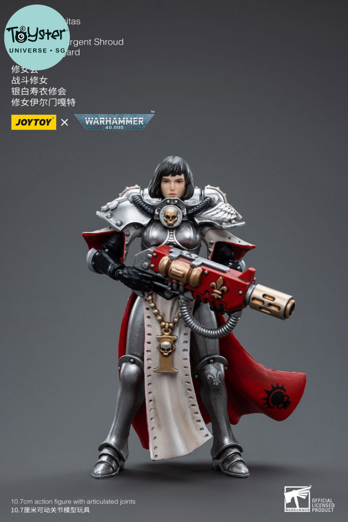 Joytoy Warhammer 40K Adepta Sororitas Battle Sisters Order Of The Argent Shroud Sister Irmengard
