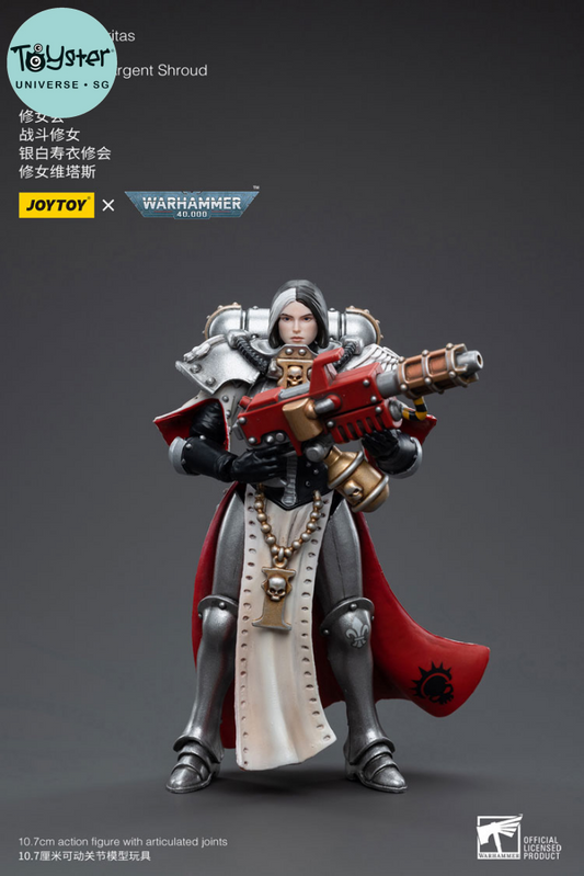 Joytoy Warhammer 40K Adepta Sororitas Battle Sisters Order Of The Argent Shroud Sister Vitas