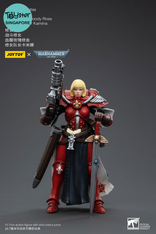 Joytoy Warhammer 40K Adepta Sororitas Battle Sisters Order Of The Bloody Rose Sister Superior Kamina