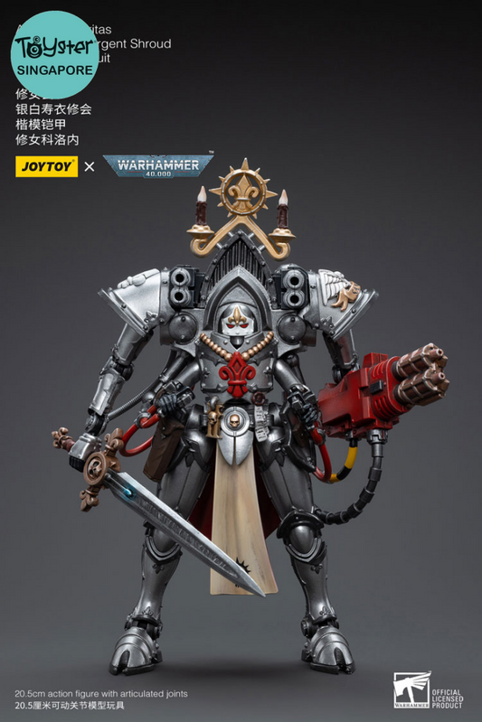 Joytoy Warhammer 40K Adepta Sororitas Order Of The Argent Shroud Paragon Warsuit Sister Collaen