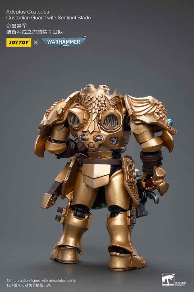 Joytoy Warhammer 40K Adeptus Custodes Custodian Guard With Sentinel Blade Warhammer