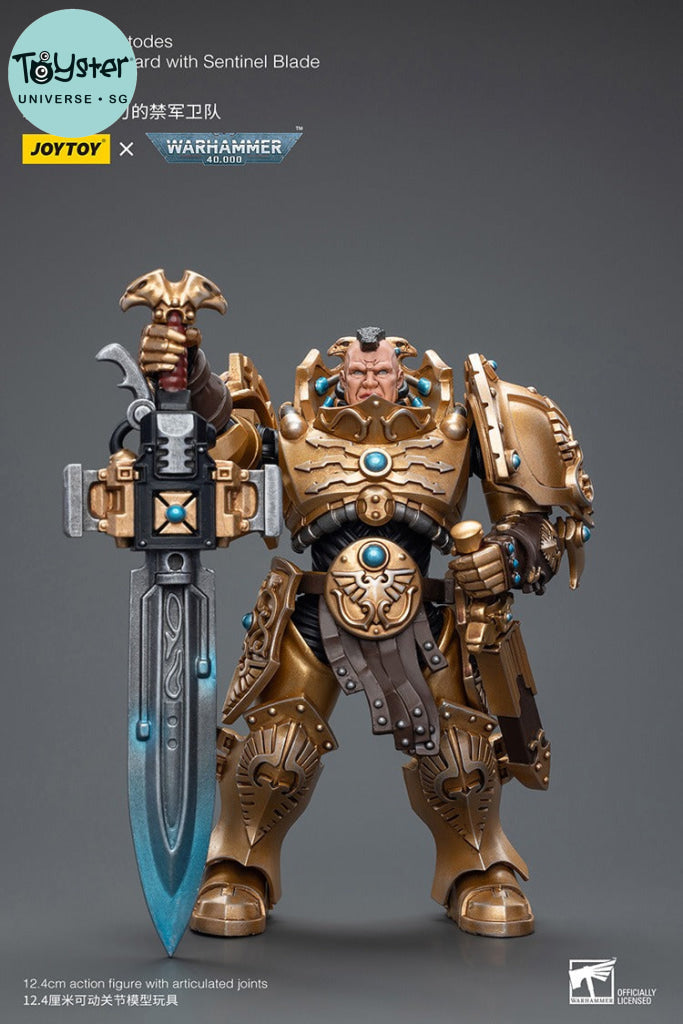 Joytoy Warhammer 40K Adeptus Custodes Custodian Guard With Sentinel Blade Warhammer