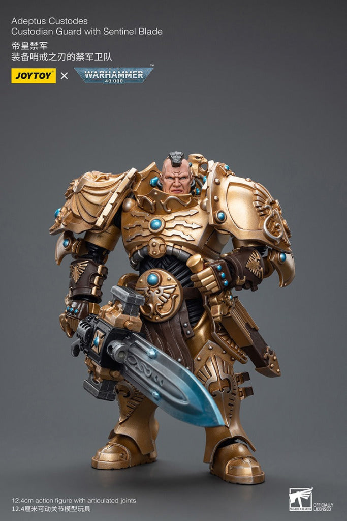Joytoy Warhammer 40K Adeptus Custodes Custodian Guard With Sentinel Blade Warhammer