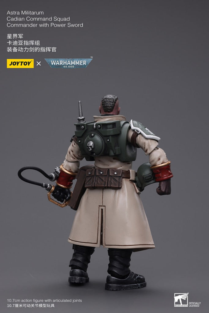 Joytoy Warhammer 40K Astra Militarum Cadian Command Squad Commander With Power Sword Jt7905