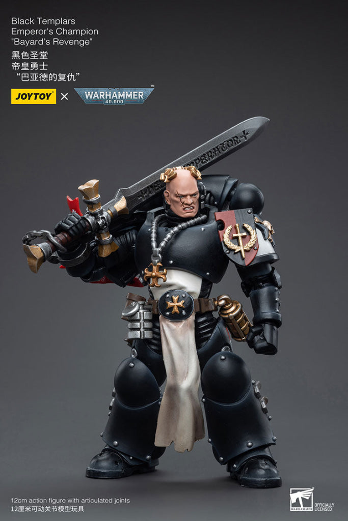 Joytoy Warhammer 40K Black Templars Emperor’s Champion Bayard’s Revenge Warhammer