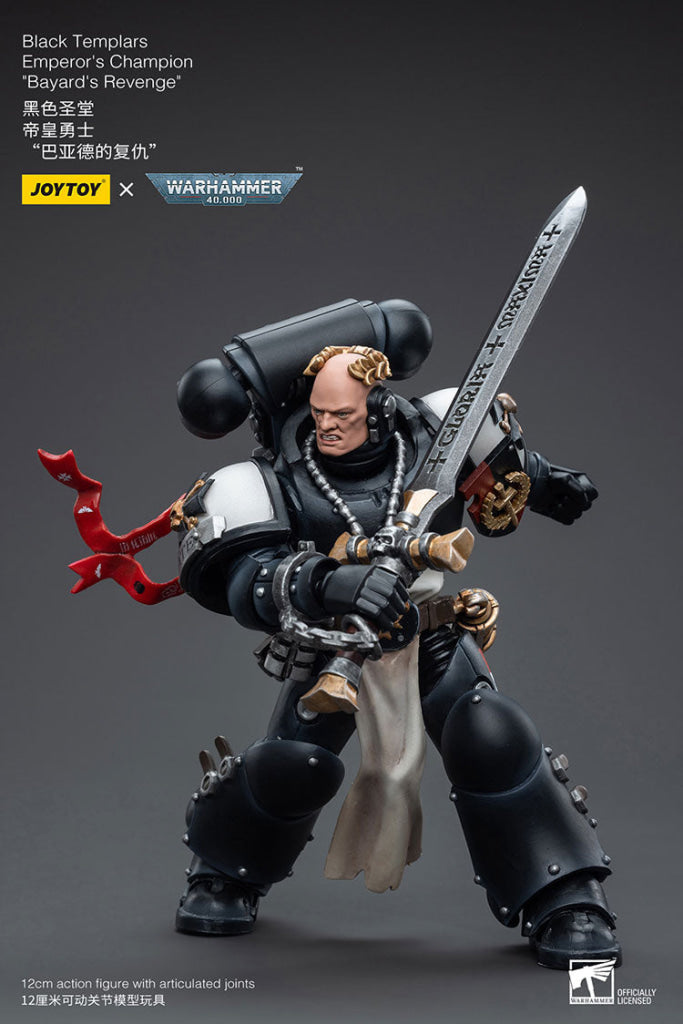 Joytoy Warhammer 40K Black Templars Emperor’s Champion Bayard’s Revenge Warhammer