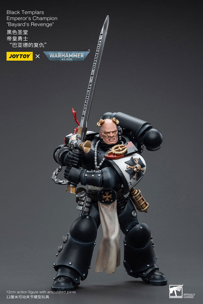 Joytoy Warhammer 40K Black Templars Emperor’s Champion Bayard’s Revenge Warhammer