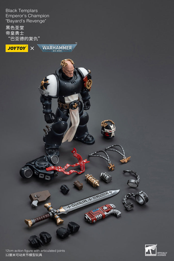 Joytoy Warhammer 40K Black Templars Emperor’s Champion Bayard’s Revenge Warhammer
