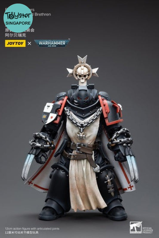 Joytoy Warhammer 40K Black Templars Primaris Sword Brethren Alberic Jt3822 Warhammer