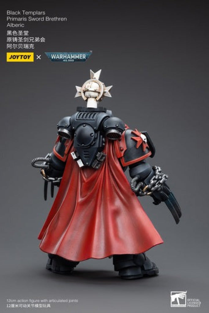 Joytoy Warhammer 40K Black Templars Primaris Sword Brethren Alberic Jt3822 Warhammer