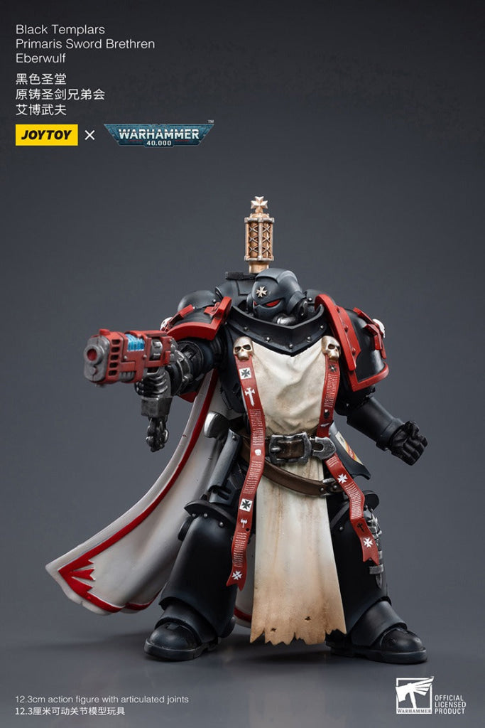Joytoy Warhammer 40K Black Templars Primaris Sword Brethren Eberwulf Jt6502 Warhammer