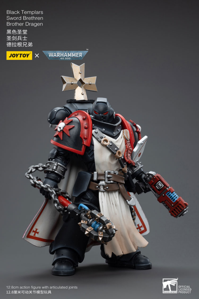 Joytoy Warhammer 40K Black Templars Sword Brethren Brother Dragen Jt4867 Warhammer