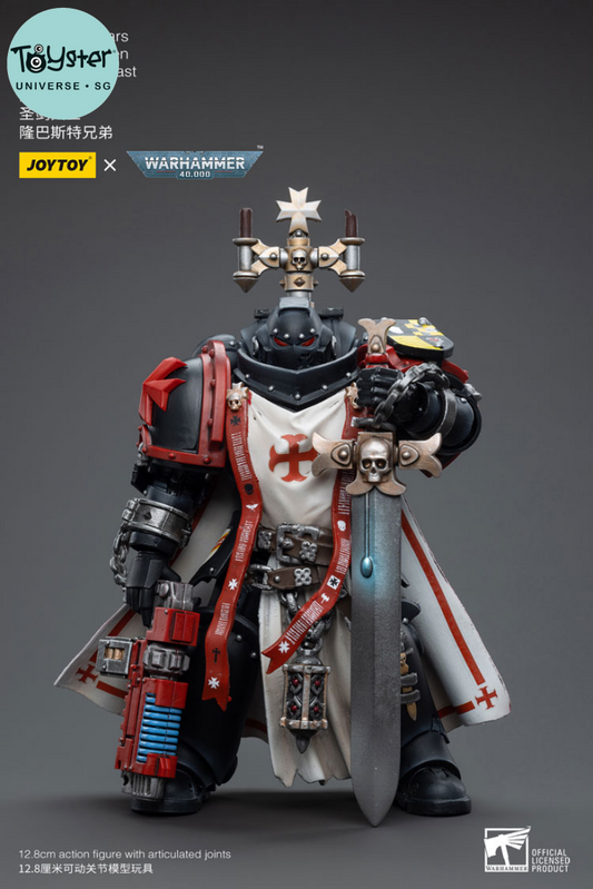 Joytoy Warhammer 40K Black Templars Sword Brethren Brother Lombast - Jt4850 Warhammer