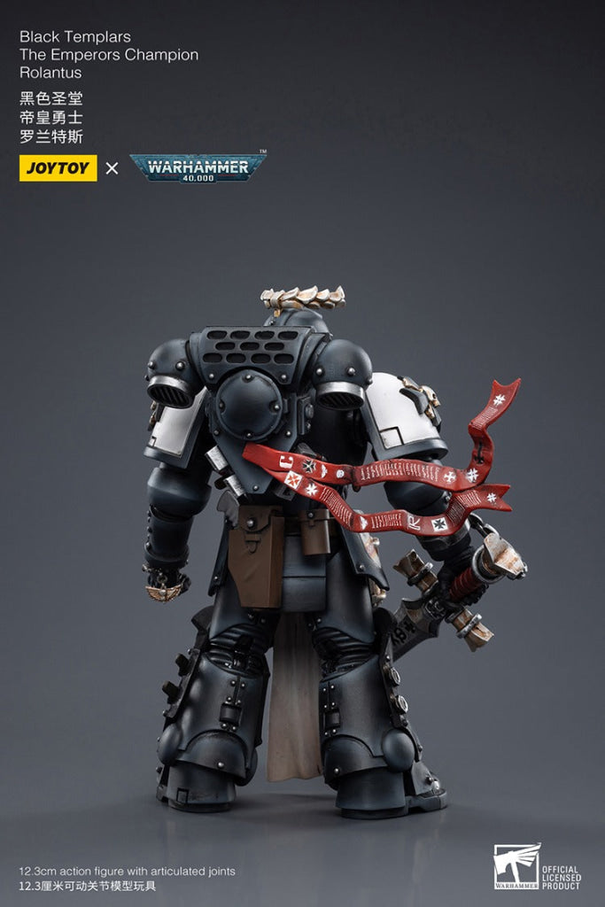 Joytoy Warhammer 40K Black Templars The Emperors Champion Rolantus Jt7585 Warhammer