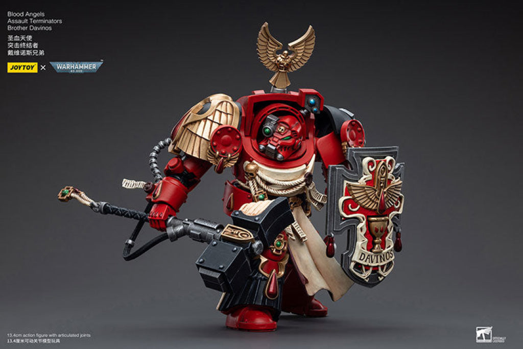 Joytoy Warhammer 40K Blood Angels Assault Terminators Brother Davinos Warhammer