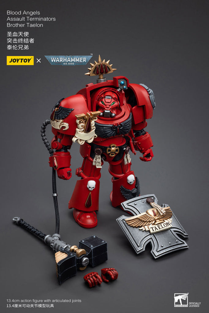 Joytoy Warhammer 40K Blood Angels Assault Terminators Brother Taelon Warhammer