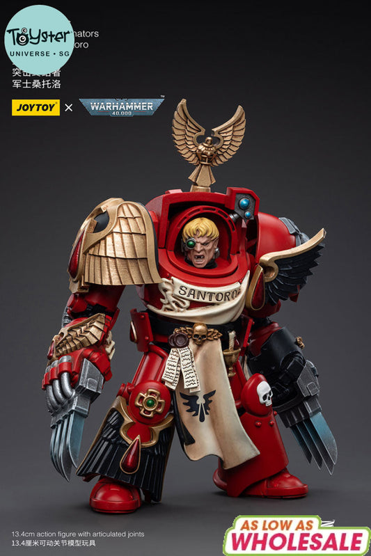 Joytoy Warhammer 40K Blood Angels Assault Terminators Sergeant Santoro Warhammer