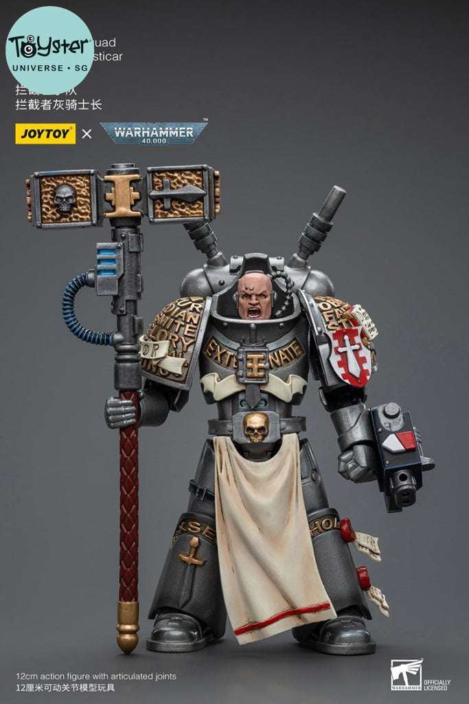 Joytoy Warhammer 40K Grey Knights Interceptor Squad Justicar Jt8964 Warhammer