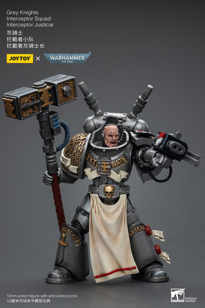 Joytoy Warhammer 40K Grey Knights Interceptor Squad Justicar Jt8964 Warhammer