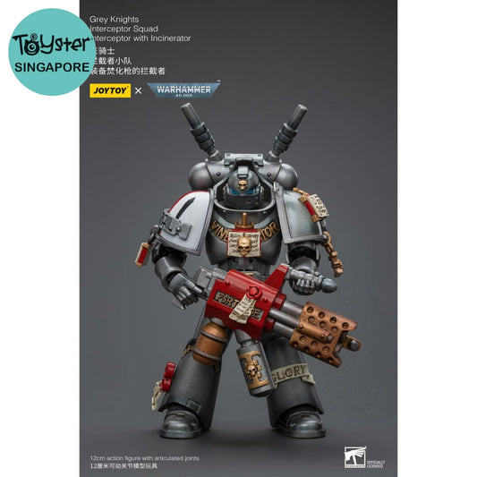 Joytoy Warhammer 40K Grey Knights Interceptor Squad With Incinerator Jt8971 Warhammer