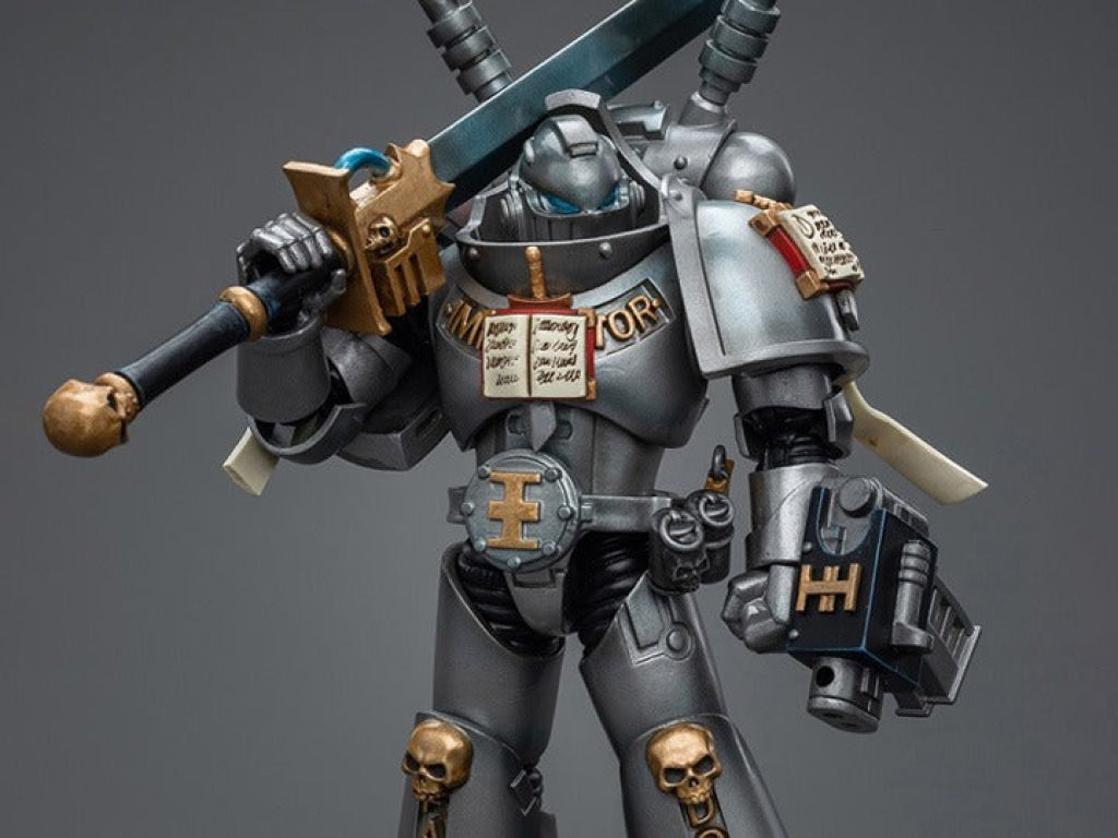 Joytoy Warhammer 40K Grey Knights Interceptor Squad With Storm Bolter And Nemesis Force Sword
