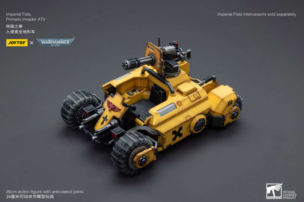 Joytoy Warhammer 40K Imperial Fists Primaris Invader Atv Warhammer