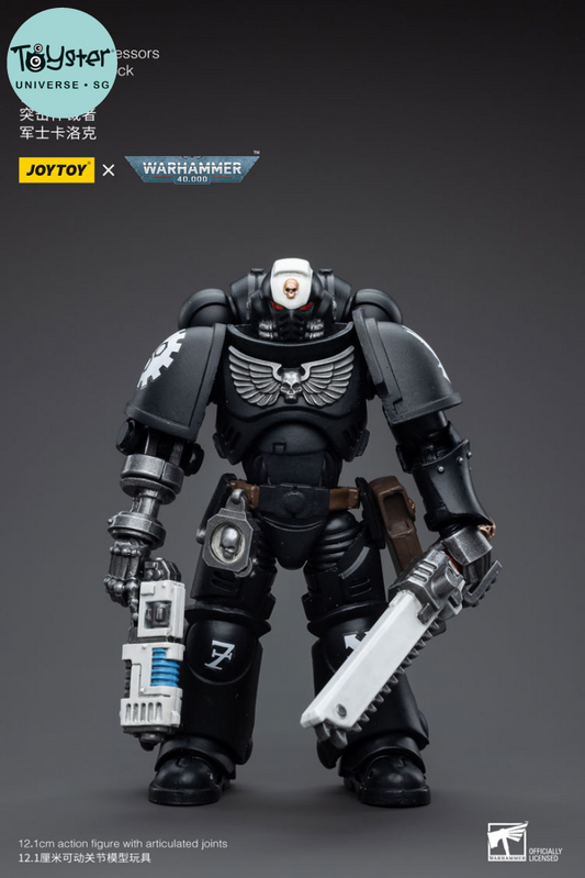 Joytoy Warhammer 40K Iron Hands Assault Intercessors Sergeant Kalock Warhammer