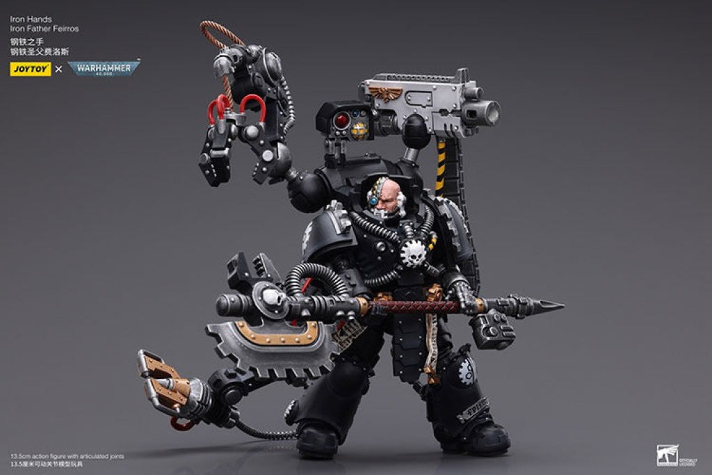 Joytoy Warhammer 40K Iron Hands Lron Father Feirros Warhammer