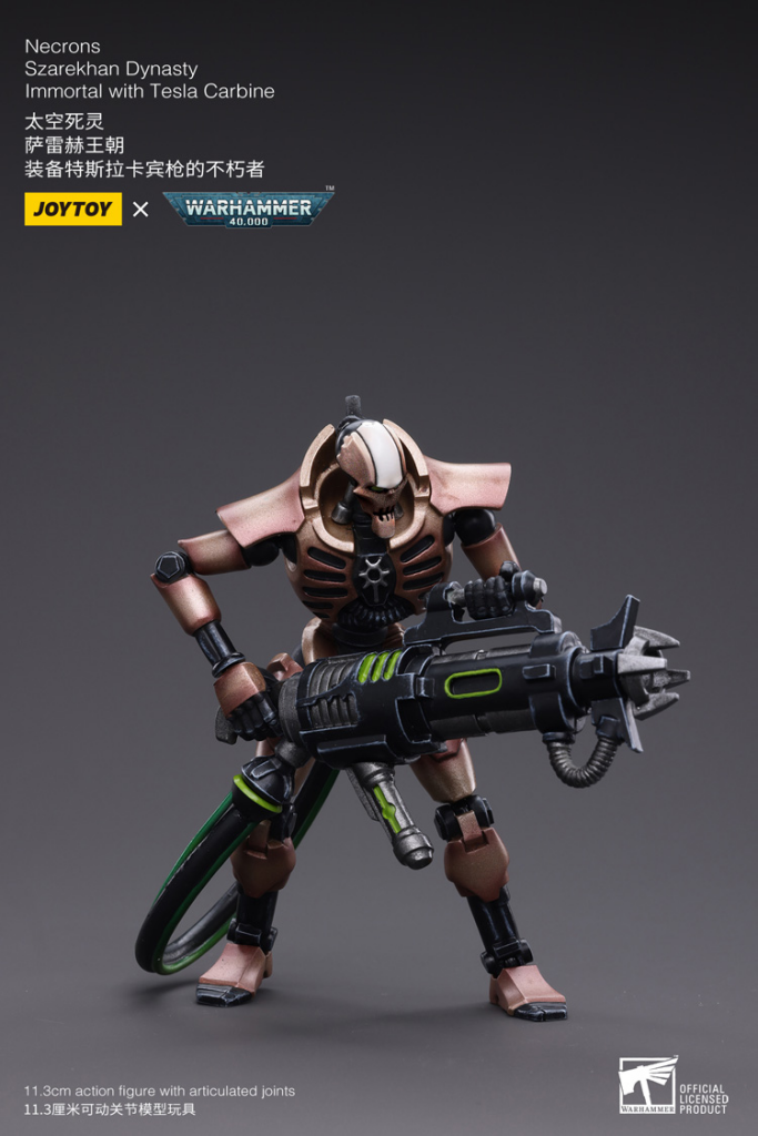 Joytoy Warhammer 40K Necrons Szarekhan Dynasty Lmmortal With Tesla Carbines Warhammer