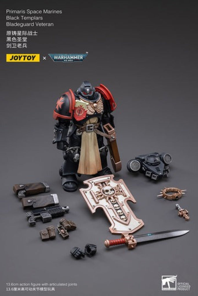 Joytoy Warhammer 40K Primaris Space Marines Black Templars Bladeguard Veteran Jt2801 Warhammer