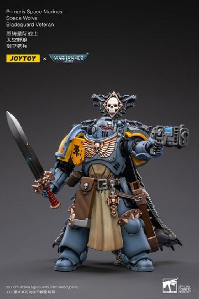 Joytoy Warhammer 40K Primaris Space Marines Wolves Bladeguard Veteran Jt2795 Warhammer