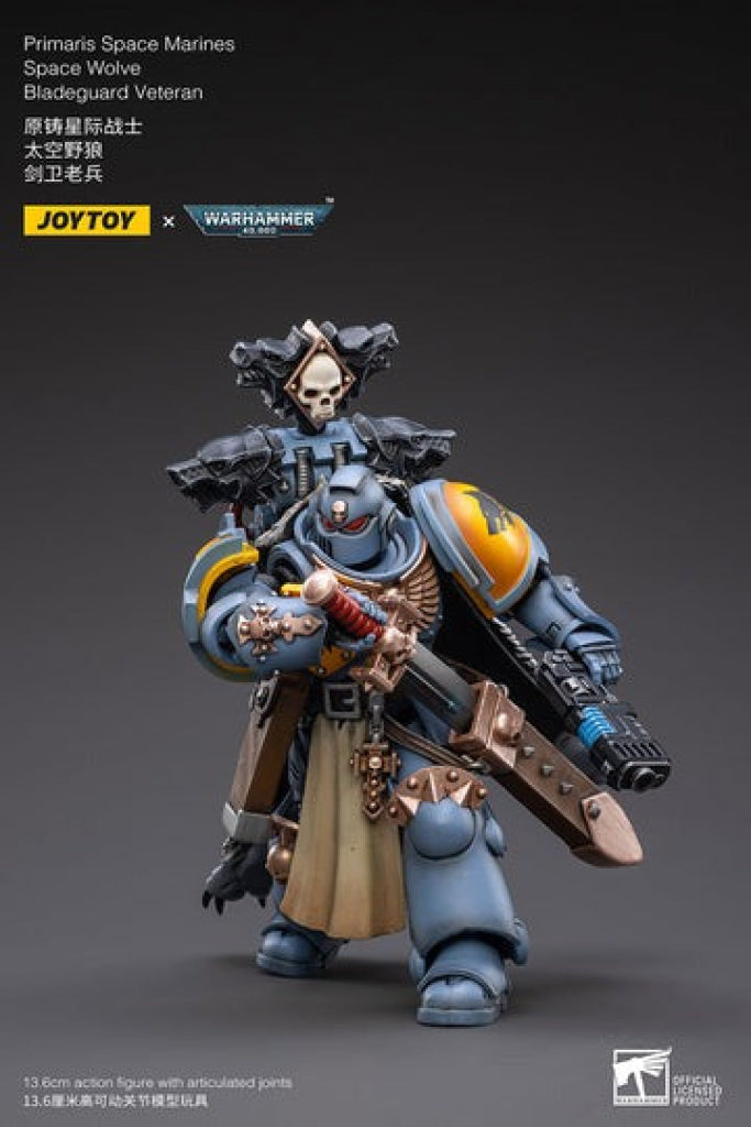 Joytoy Warhammer 40K Primaris Space Marines Wolves Bladeguard Veteran Jt2795 Warhammer