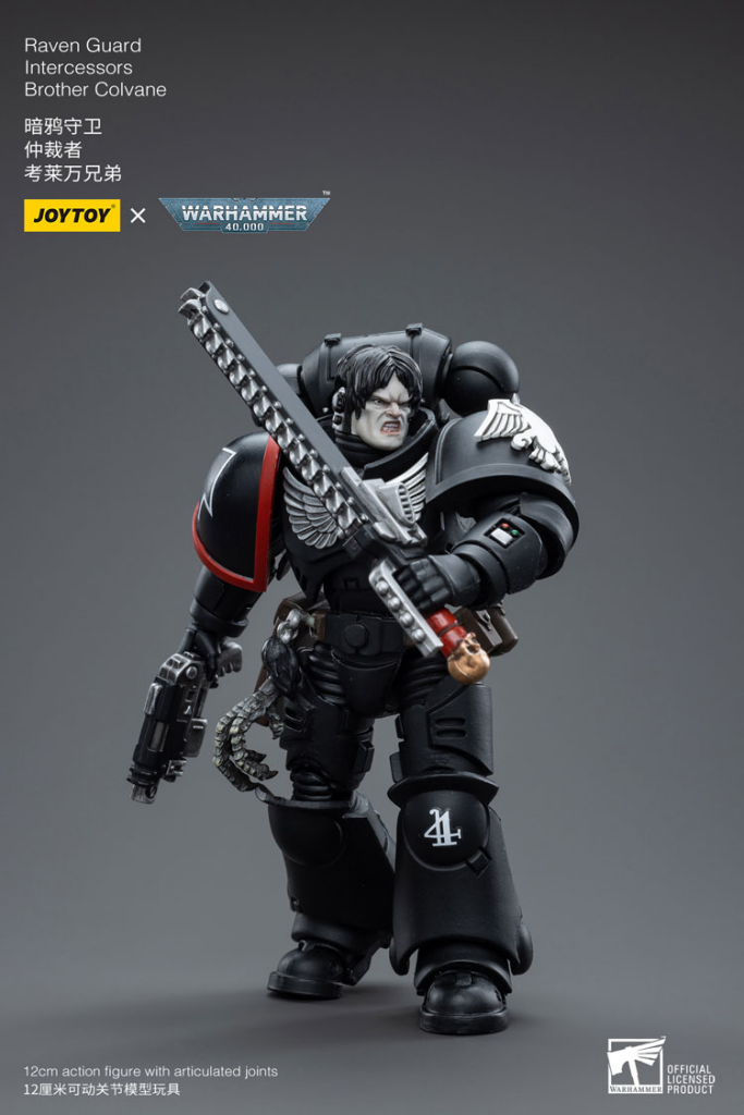 Joytoy Warhammer 40K Raven Guard Intercessors Brother Colvane Warhammer