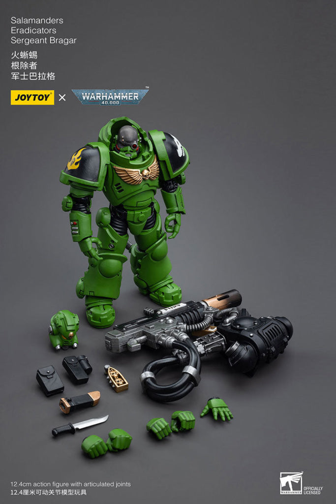 Joytoy Warhammer 40K Salamanders Eradicators Sergeant Bragar Warhammer