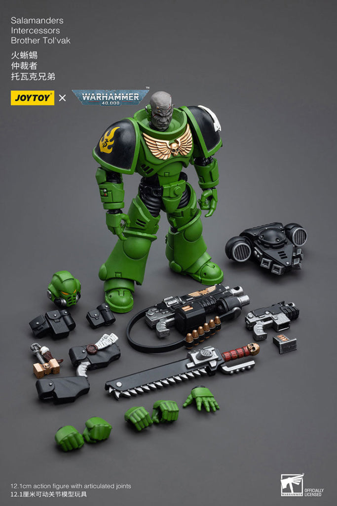 ウォーハンマー 40,000 サラマンダー ダイス JOYTOY ウォーハンマー 40K サラマンダー エラディケーター ブラザー