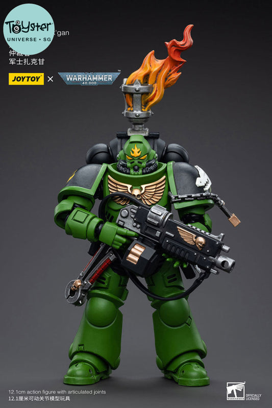 Joytoy Warhammer 40K Salamanders Intercessors Sergeant Tsek’gan Warhammer