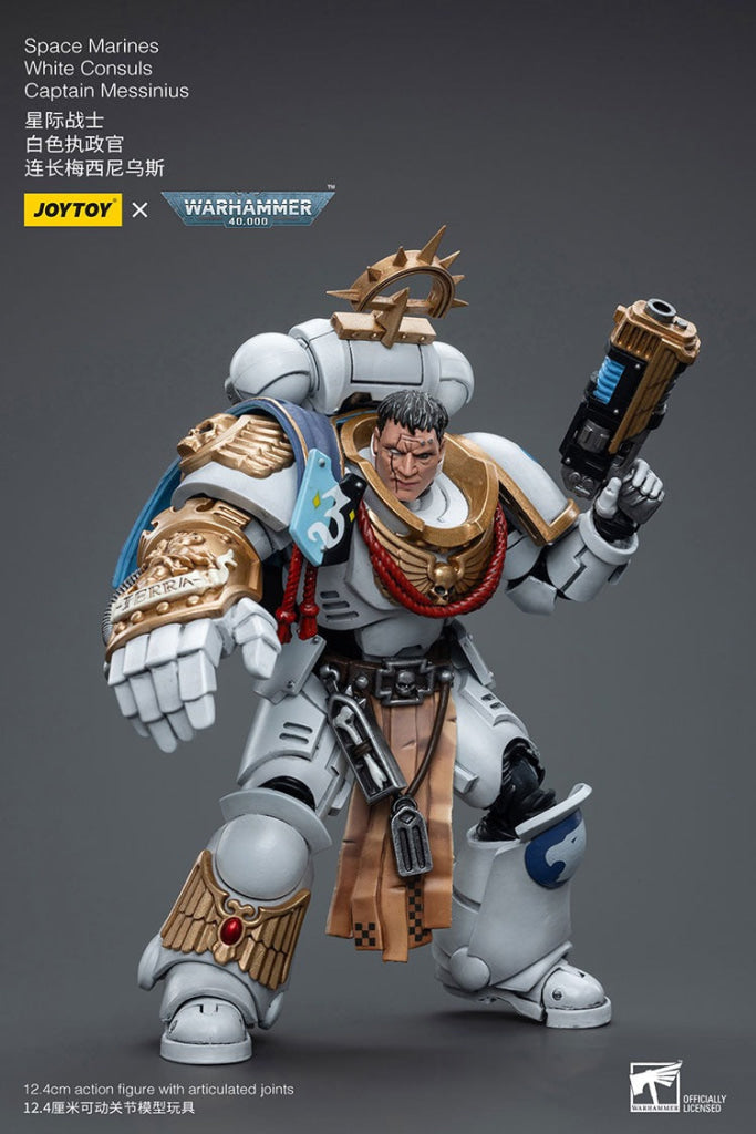 Joytoy Warhammer 40K Space Marines White Consuls Captain Messinius Jt6861 Warhammer