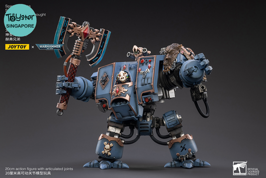 Joytoy Warhammer 40K Space Marines Wolves Venerable Dreadnought Brother Hvor Warhammer