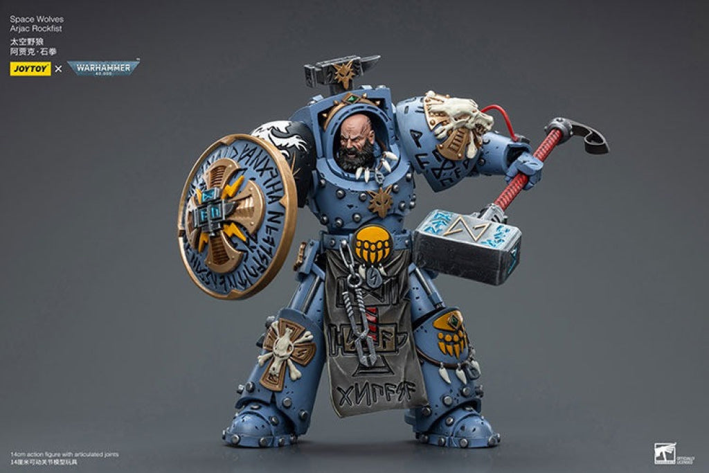 Joytoy Warhammer 40K Space Wolves Arjac Rockfist Warhammer