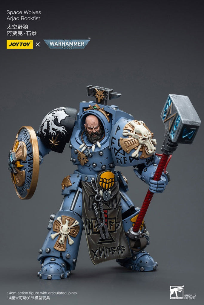 Joytoy Warhammer 40K Space Wolves Arjac Rockfist Warhammer