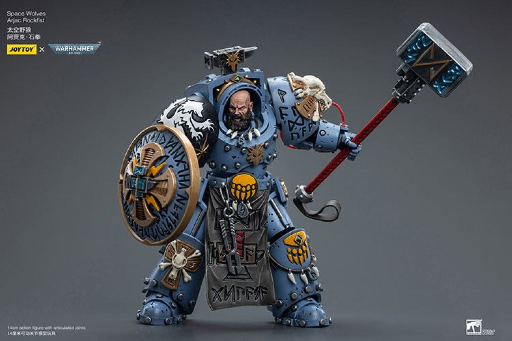 Joytoy Warhammer 40K Space Wolves Arjac Rockfist Warhammer