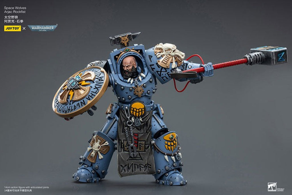 Joytoy Warhammer 40K Space Wolves Arjac Rockfist Warhammer