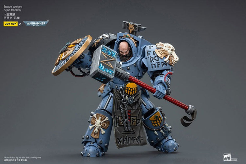 Joytoy Warhammer 40K Space Wolves Arjac Rockfist Warhammer