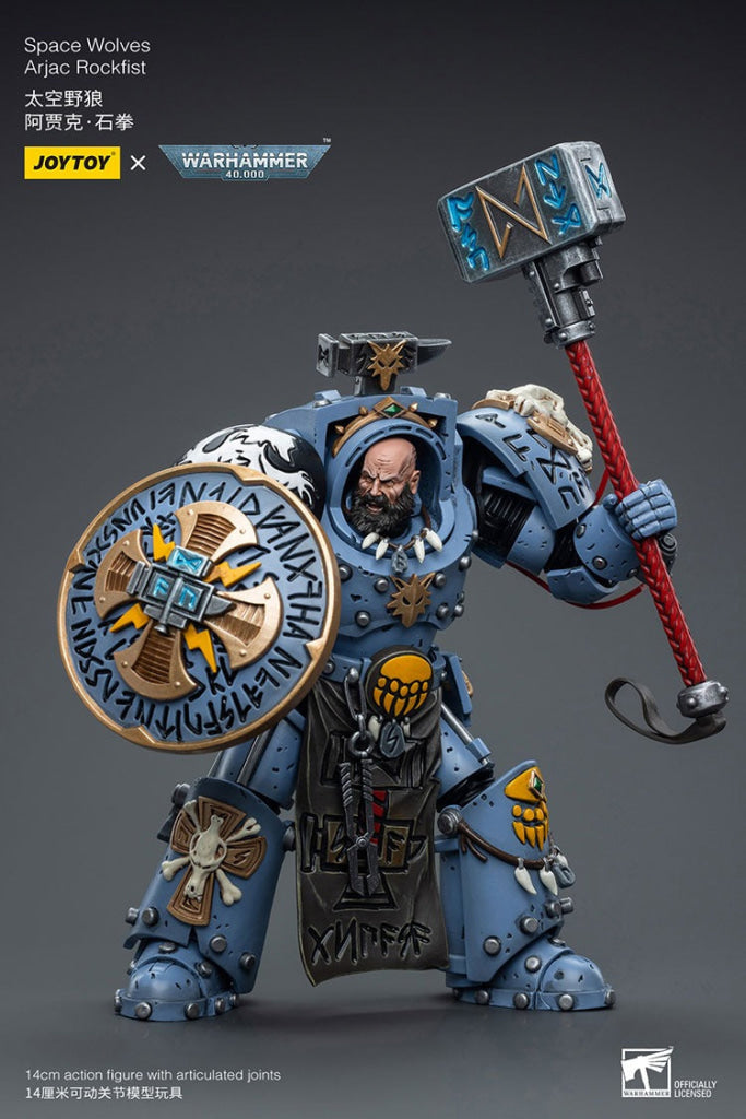 Joytoy Warhammer 40K Space Wolves Arjac Rockfist Warhammer