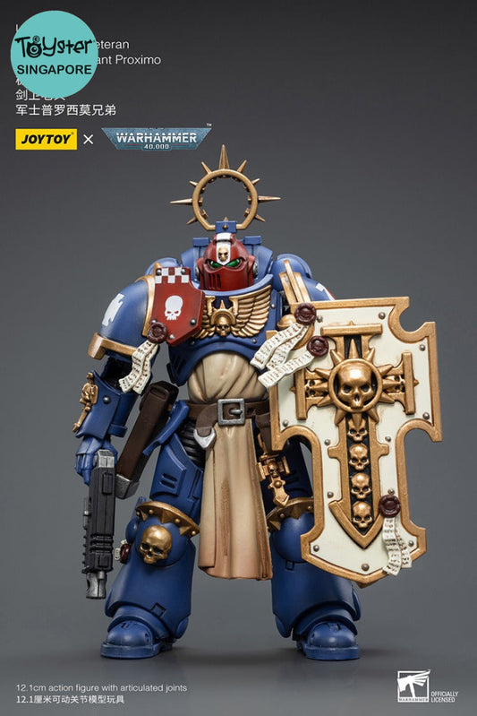 Joytoy Warhammer 40K Ultramarines Bladeguard Veteran Brother Sergeant Proximo Jt2337 Warhammer